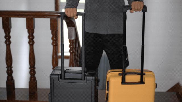 地平线8铝镁合金拉杆箱,地平线拉杆箱和elle拉杆箱哪个好