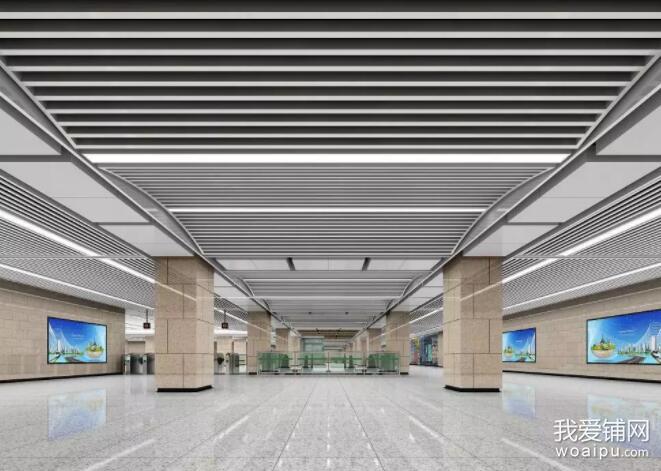 合肥地铁2号线和3号线线路换乘站,合肥地铁3号线繁华大道9个出入口