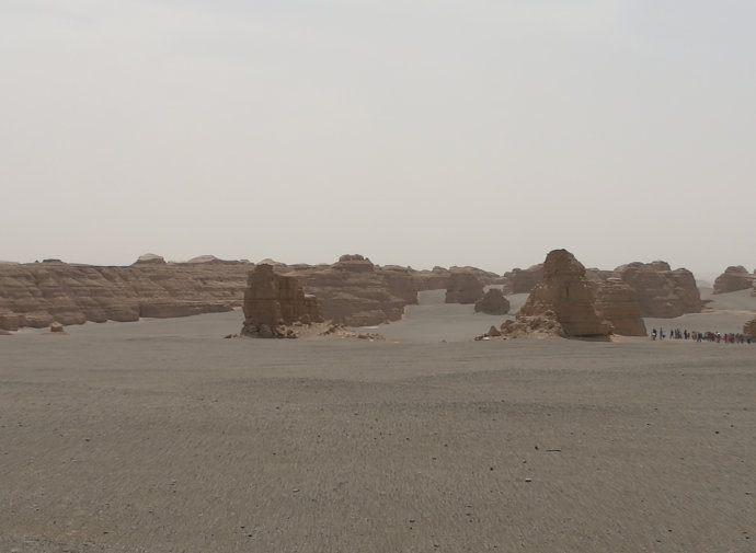 敦煌雅丹魔鬼城景观,大西北七彩丹霞地貌风景绝美震撼