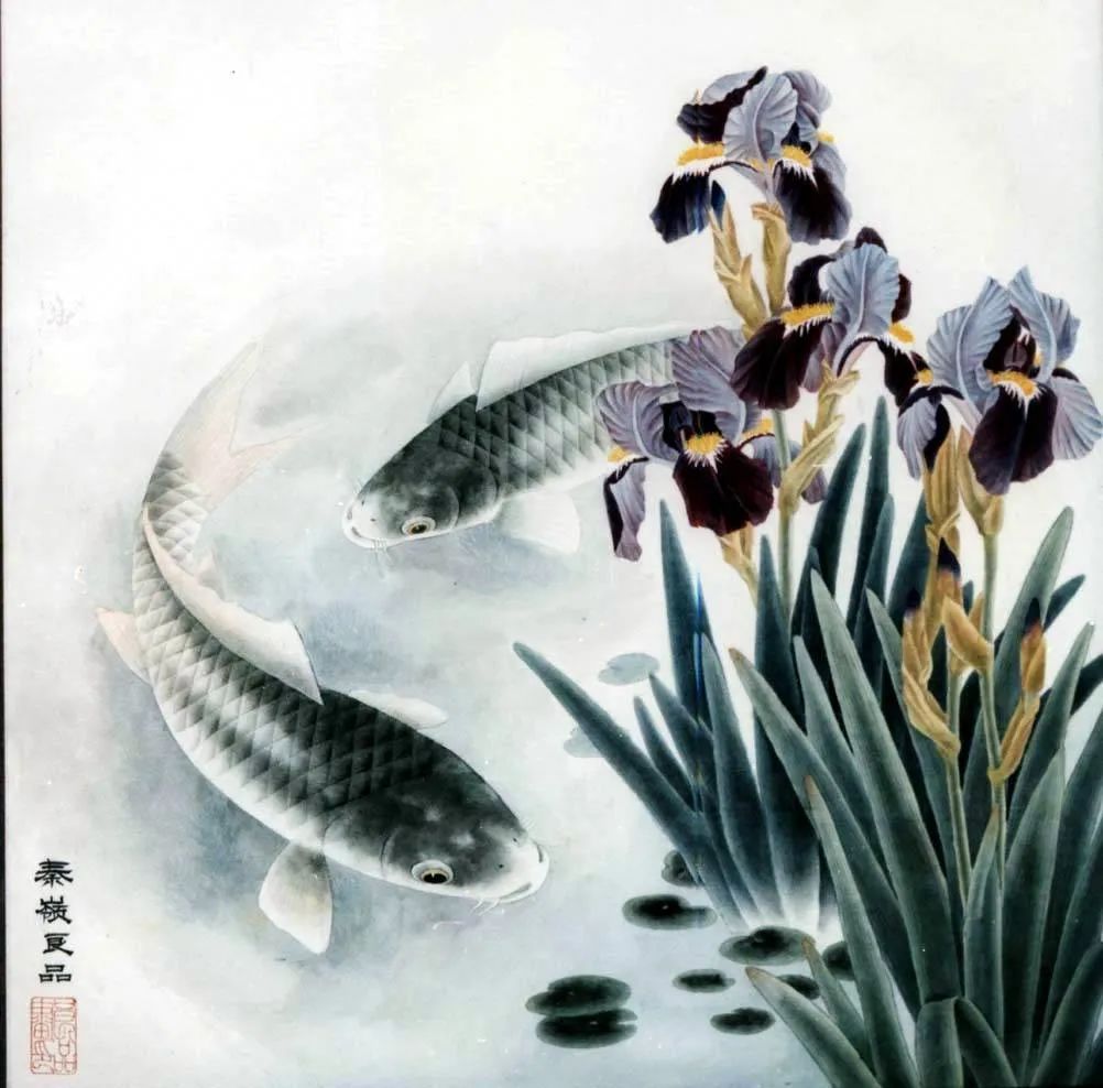 现代工笔重彩人物画,当代工笔重彩人物画