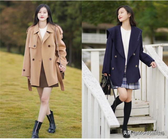 适合矮个子女穿的长款羽绒服,小个子穿长款羽绒服到哪里显高