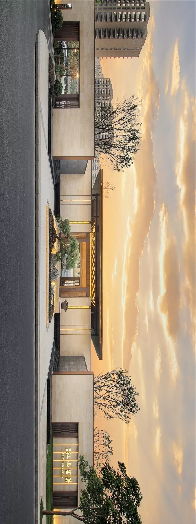 小区大门入口设计二（现代大气简约·新亚洲风格）