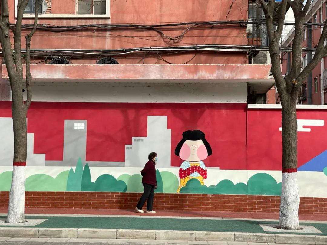 一墙一风景,一墙一景图