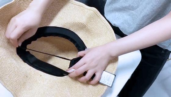 孙俪同款日本uv防晒草帽,日本孙俪同款大檐草帽