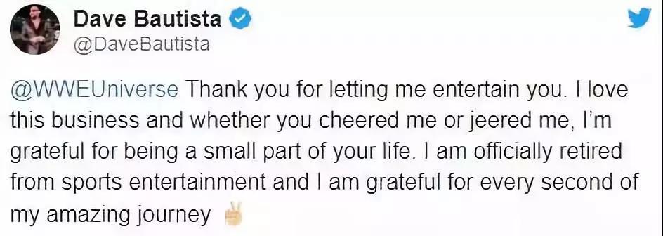 wwe野兽巴蒂斯塔退役视频,巴蒂斯塔有可能回归wwe吗