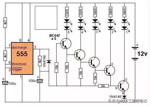 555定时器的应用设计,555定时器构成的应用电路
