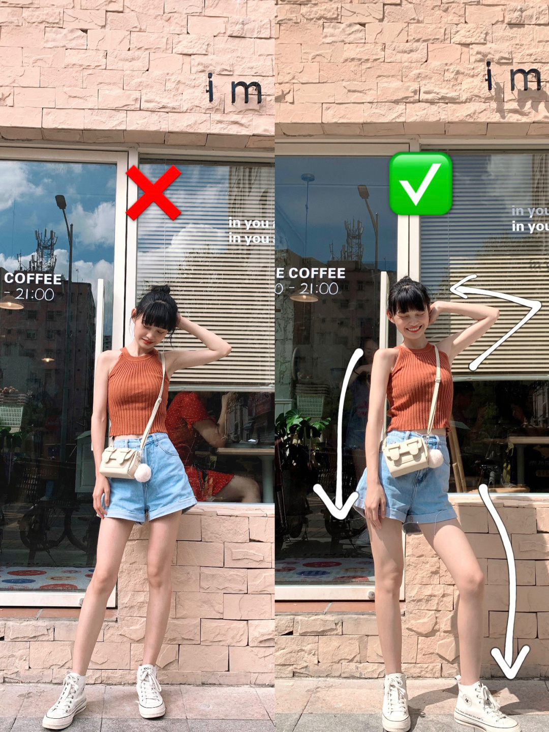 避免尴尬的七个拍照站姿,站着简单拍照动作