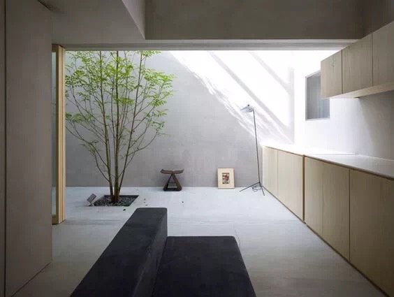 有禅意的天井,景观中的天井