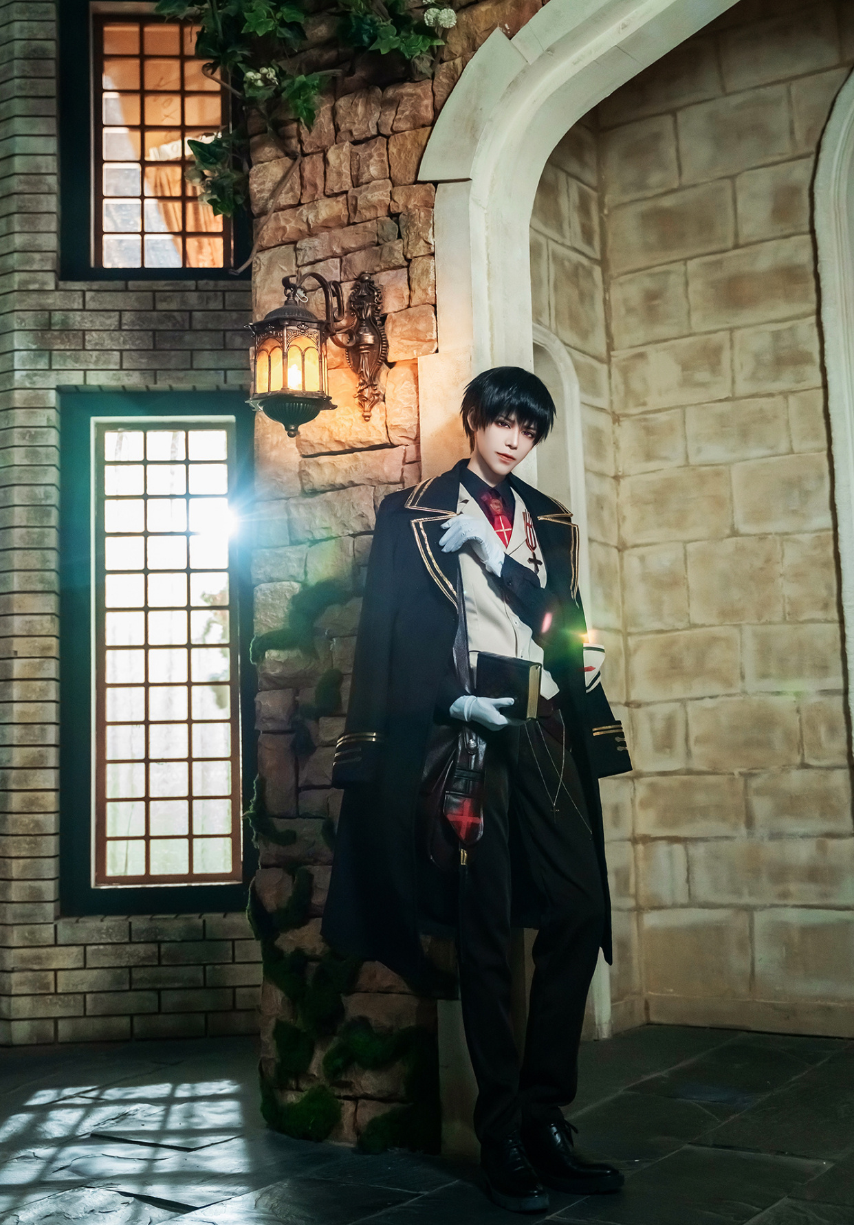 制作人白起cos图,恋与制作人白起官方cos