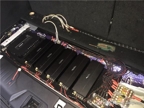 六台功放,6台功放推一套音响