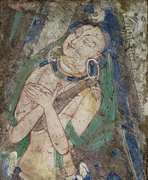 壁画中国传统文化简单点,围墙绘画壁画图案大全