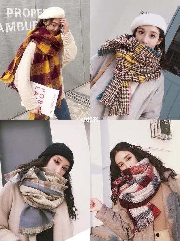 麻花围巾淘宝店铺,淘宝长款围巾推荐