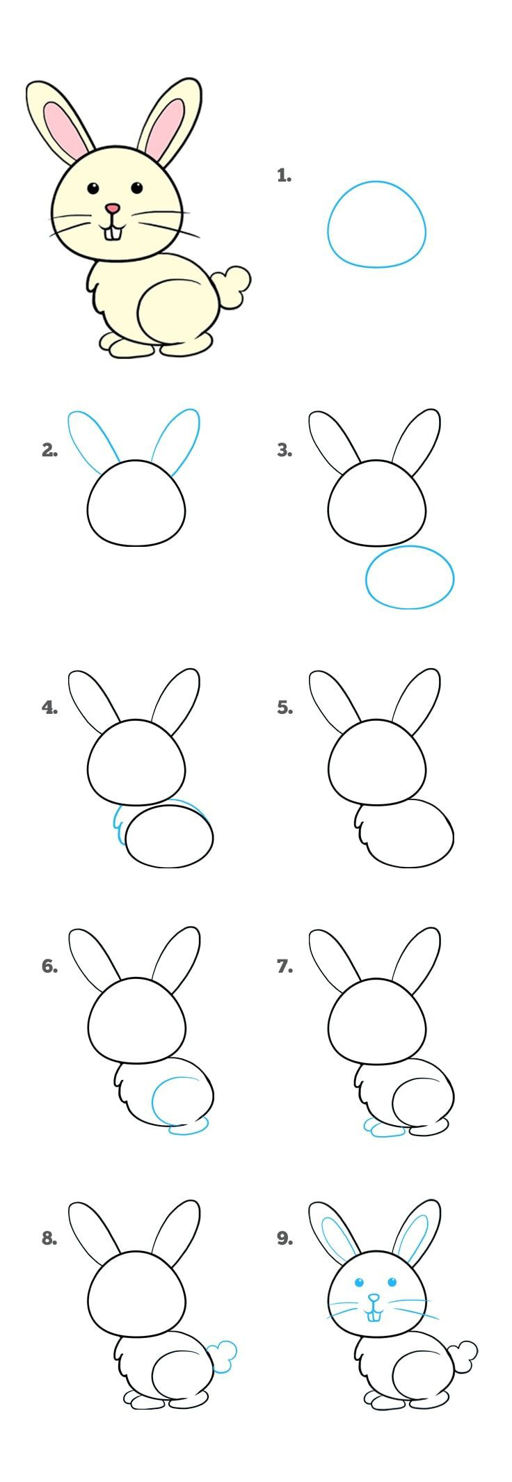 简单可爱的卡通动物画法,怎么画简单又可爱的卡通动物