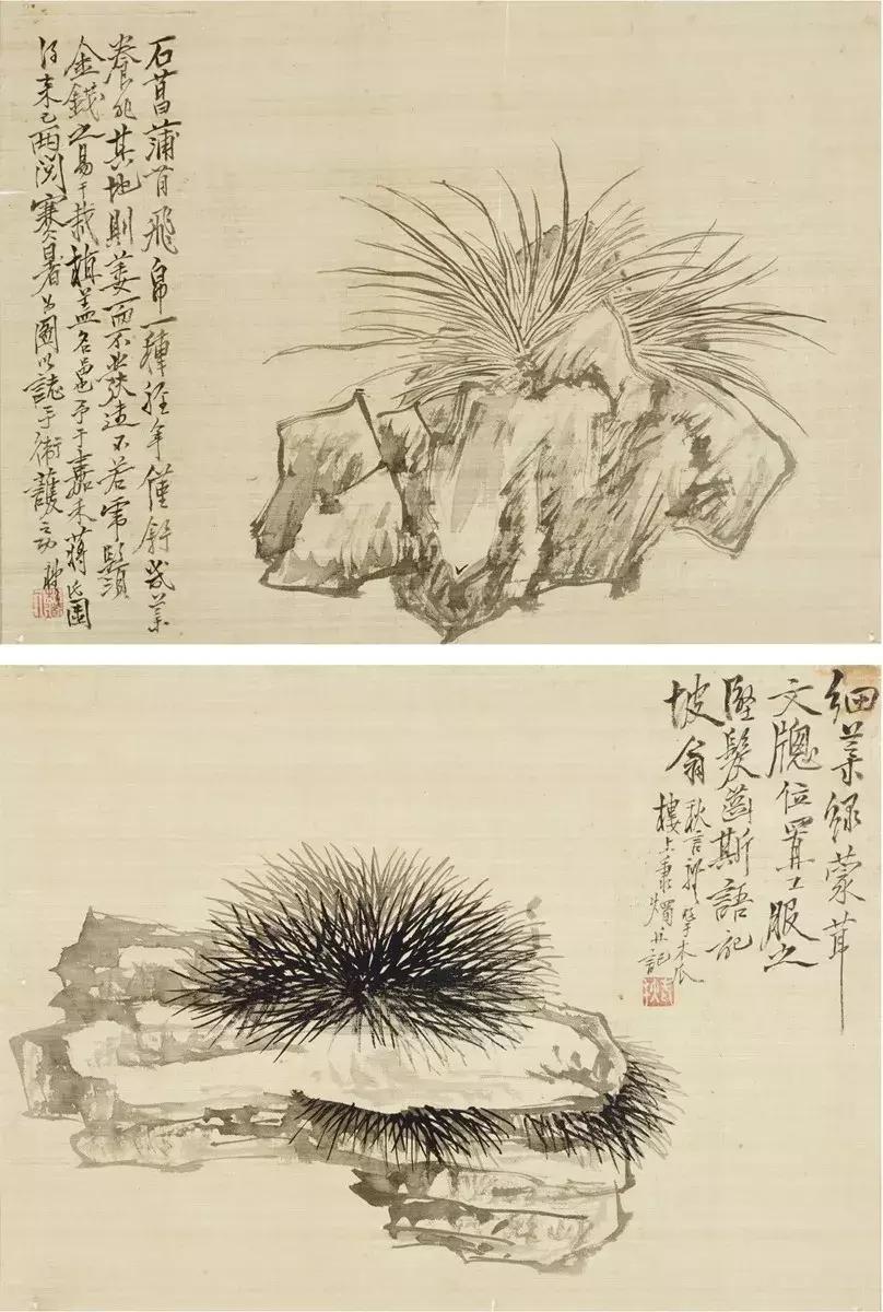 潘天寿100幅花鸟画欣赏,潘天寿花鸟画构图法