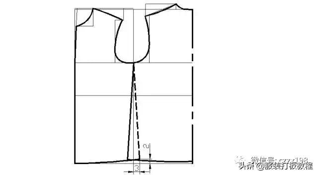 中式男装长袖裁剪与制作,零基础中式服装裁剪教程大全