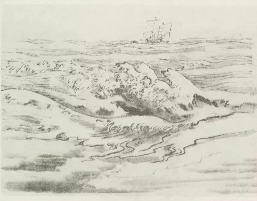 中国画技法入门怎样画水,画水中国画