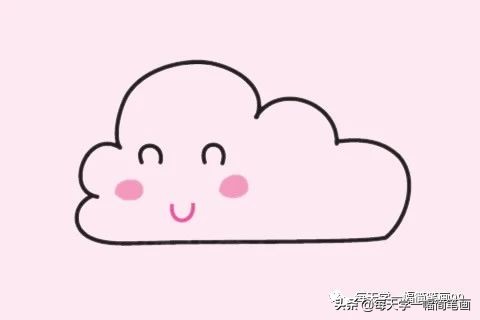 各种各样的云朵幼儿简笔画,简笔画云朵涂什么颜色好看