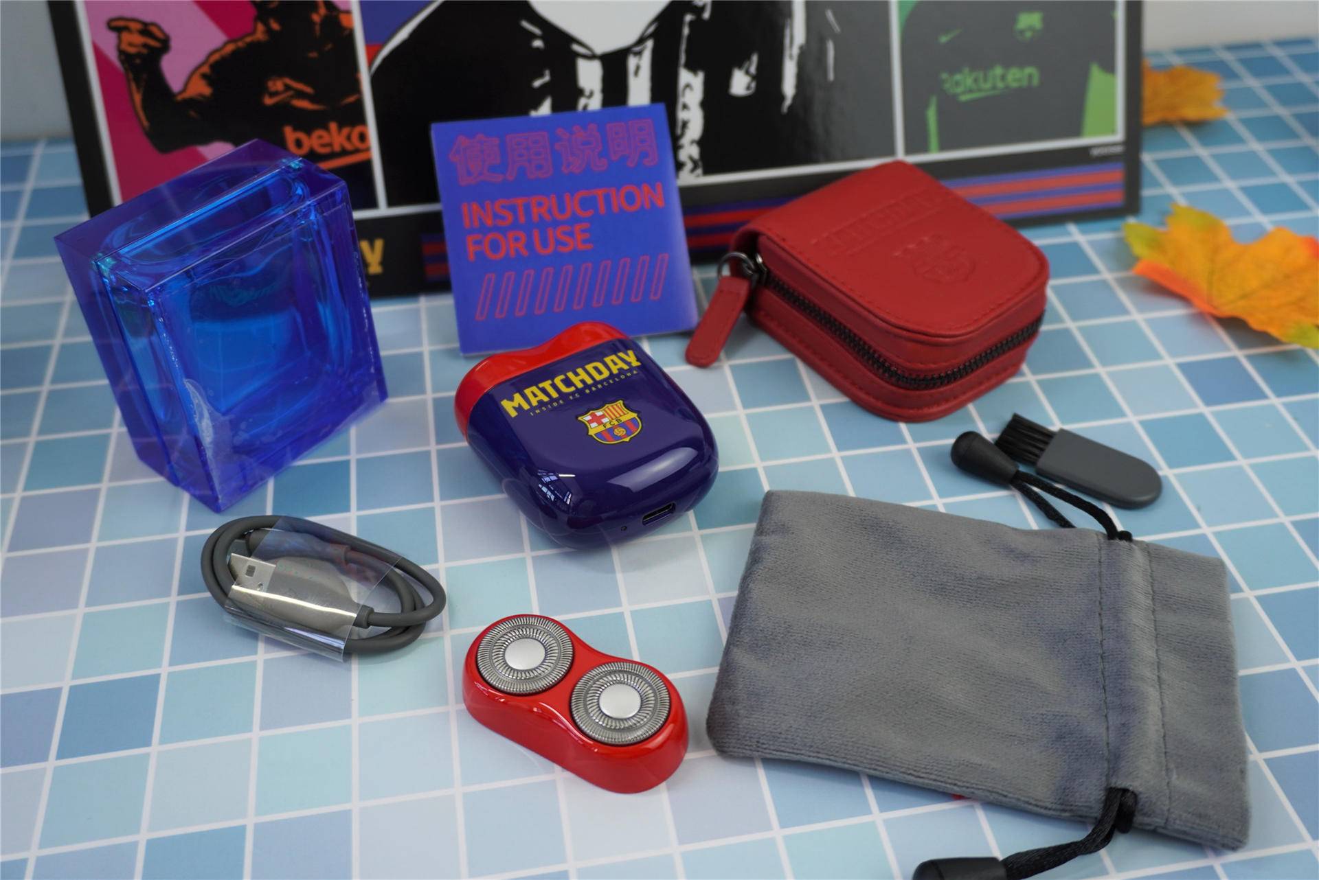 yoose透明剃须刀开箱,yoose剃须刀银色开箱