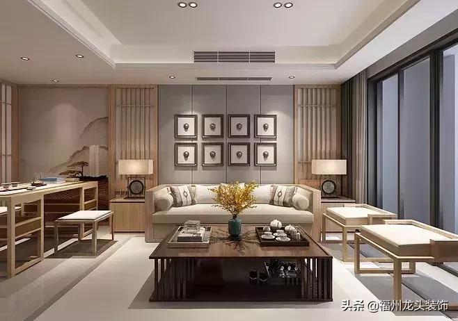 高档大气客厅画新中式,新中式大气客厅效果图