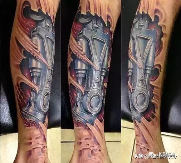 黑臂风格纹身,让人惊叹的纹身