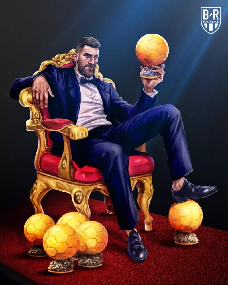 梅西和c罗各拿过几次金球奖,克鲁伊夫预言梅西七次金球奖