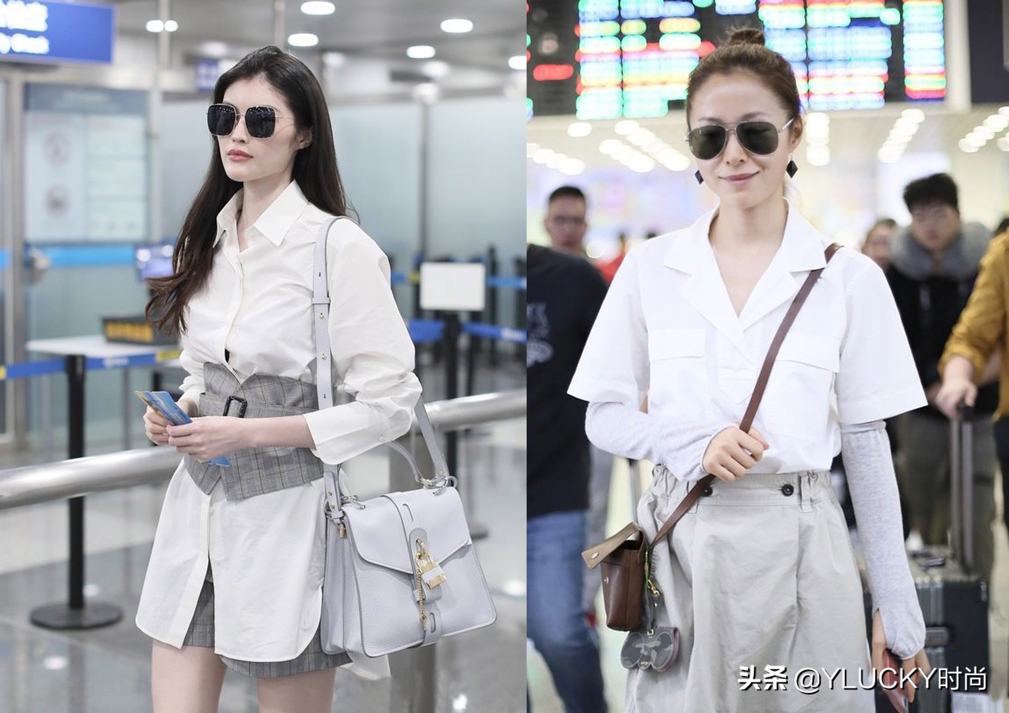 简约色调灰白组合，日常百搭的高级范造型