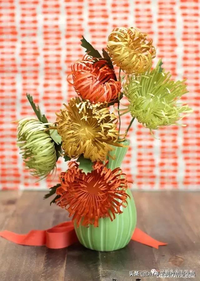 女生手工制作纸花大全,纸花制作礼物