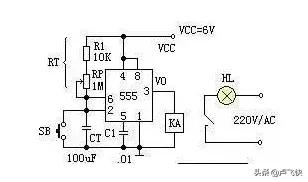 集成555定时器的电路实验,555定时器由哪两种电路组成