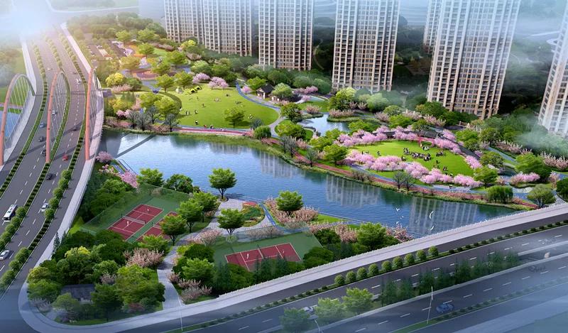 钱塘江滨水绿廊,滨江区钱塘江景观