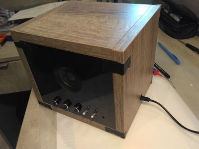 废旧喇叭自制蓝牙音箱,小音箱改造增加低音