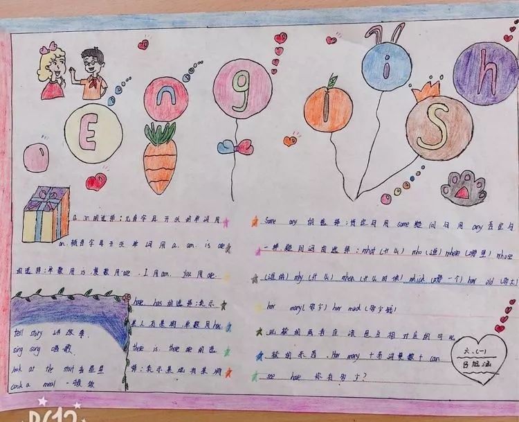 手抄报之魔力英语