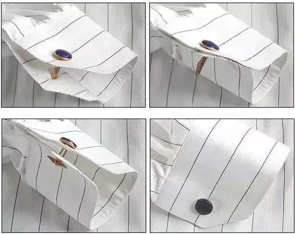 雅致袖扣的戴法,见微知著的用法