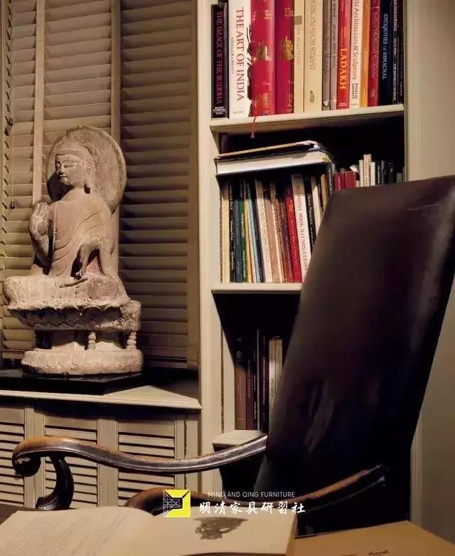 古典家具现代空间书房,古典家具与现代空间书房