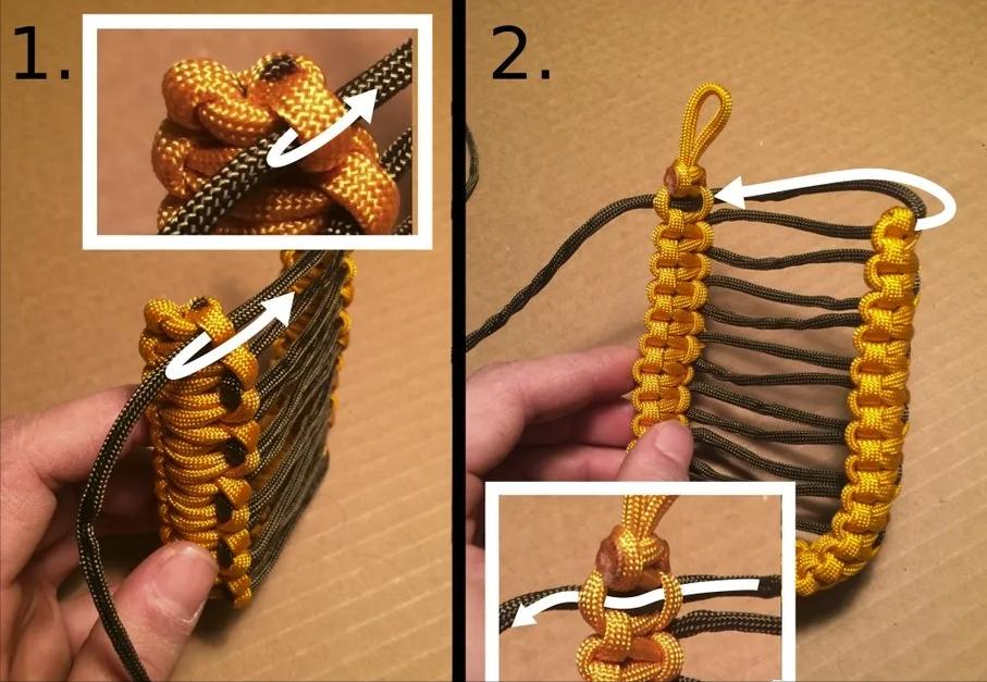 小零钱包迷你制作,小钱袋编法教程