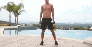 哑铃全身燃脂动作30分钟,哑铃全身减脂动作