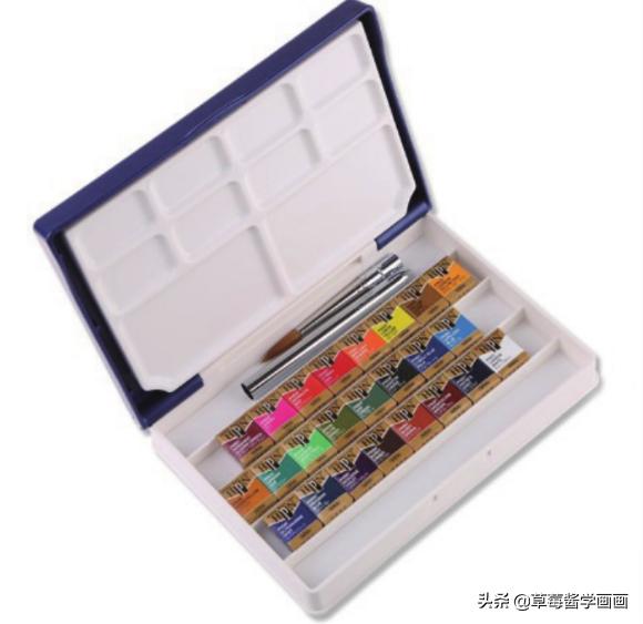 普通水彩颜料画水彩画教学,不会画画也能轻松驾驭的水彩颜料