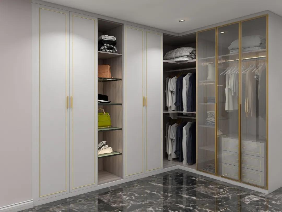 史丹利白衣柜效果图,史丹利整体衣柜报价