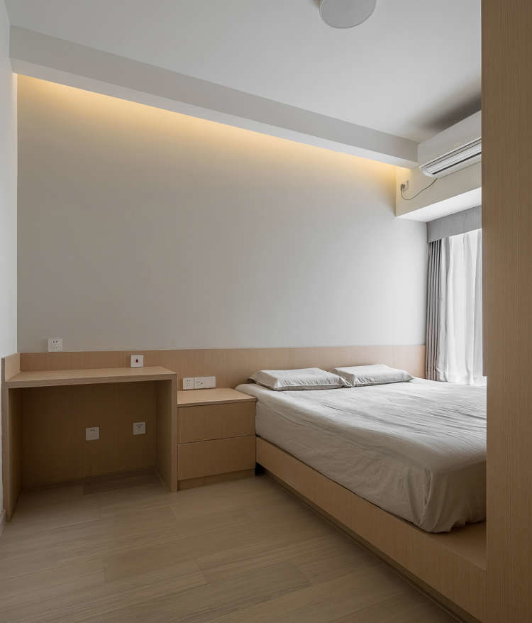 50-60平米小户型设计轻奢奶油风,能温暖人心的永远不是钱财和外貌