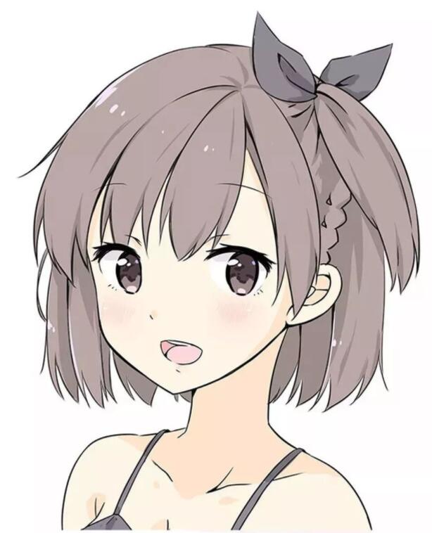 幼儿画头发怎么画,画完脸型怎么画头发