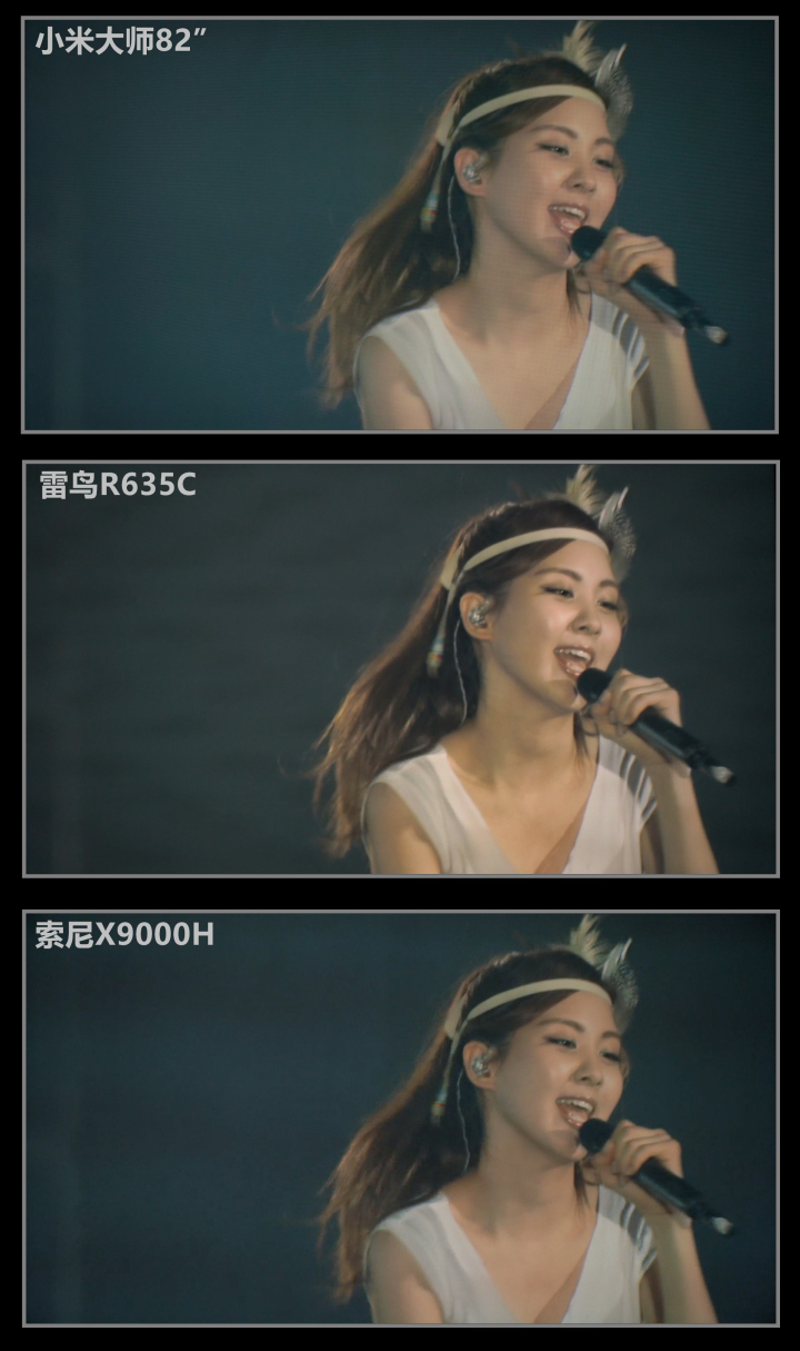 小米大师82PK索尼X9000H/雷鸟R635C全面评测