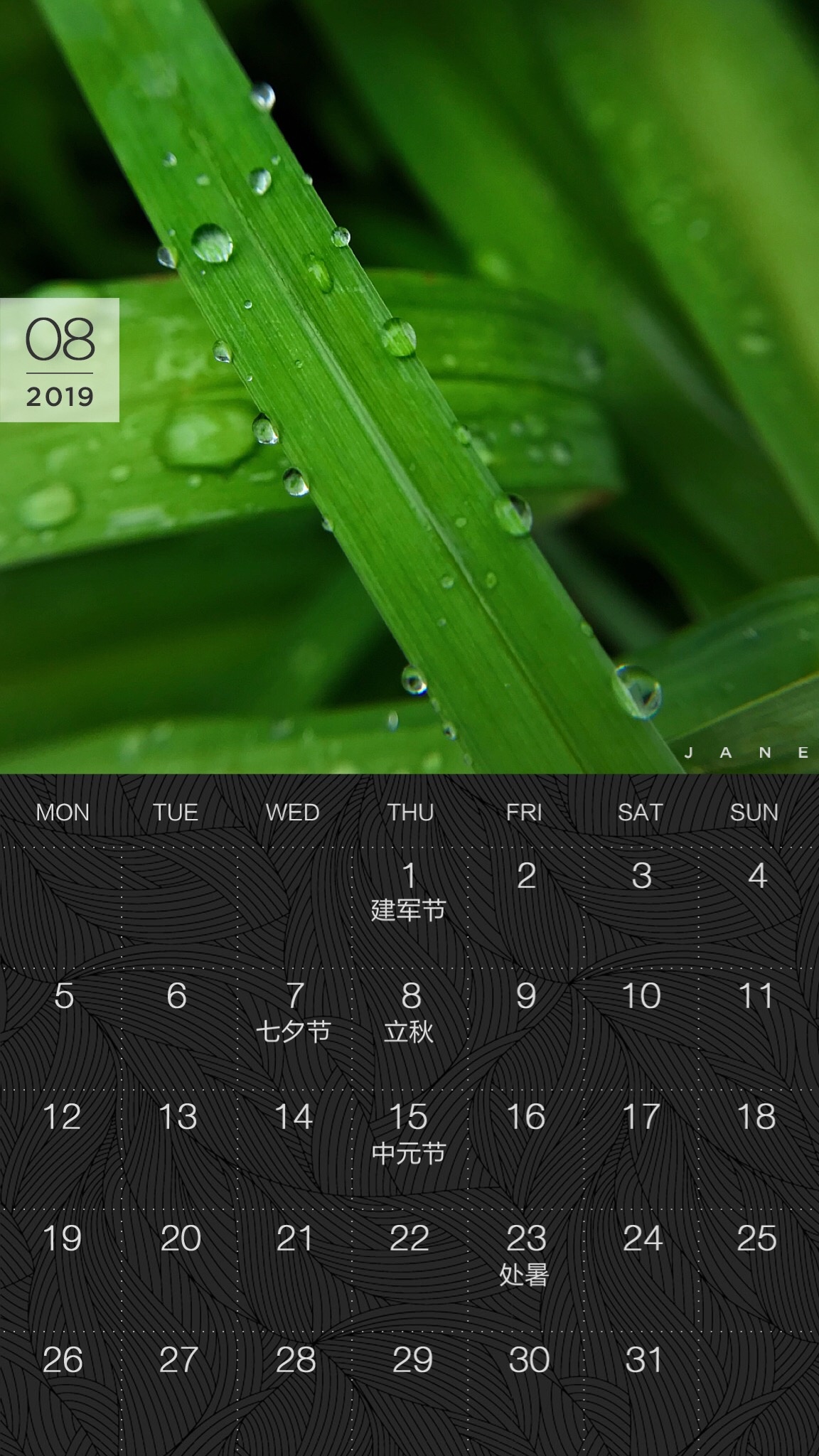 送你一张凉快动态壁纸,大暑送你清凉壁纸