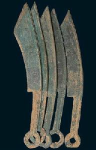 战国七刀币一枚值多少钱,战国时期燕国尖首刀币图片