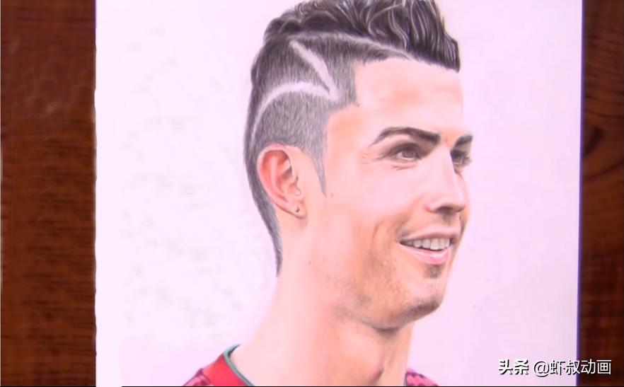 C罗铅笔画绘画方法,C罗铅笔画教程视频