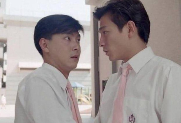 张卫健影视剧被打,年轻时候的张卫健光头