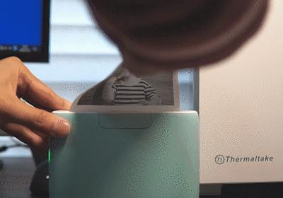 印先森打印机m02s使用方法,印先森m04s宽幅打印机如何装纸