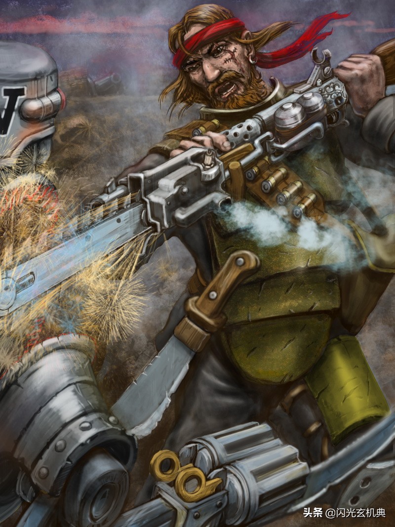 蒸汽朋克风格插画图片,幻想题材插画