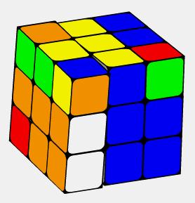 超级简单易学三阶魔方还原教程,最简单的三阶魔方还原的教程