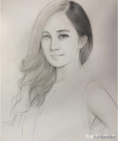 白浅上神你值得拥有，素描大幂幂的“魂”教程