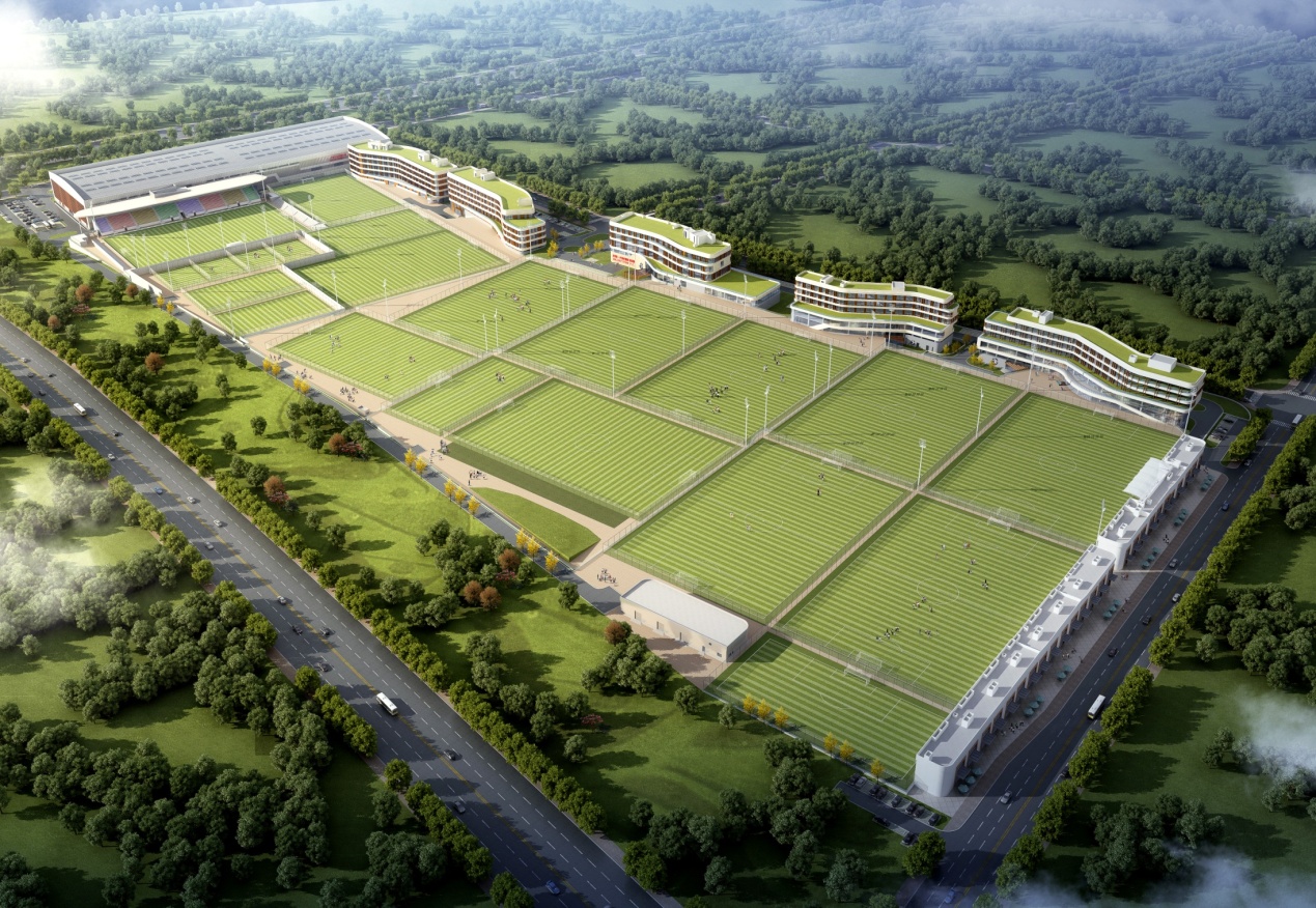 从海口观澜湖到万达|嘉美茵体育致力于打造中国足球基地新地标