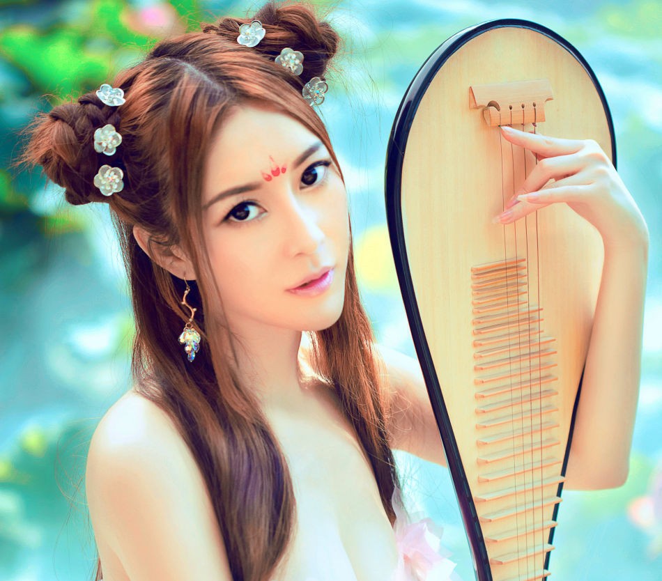 江伊涵古装写真,江伊涵最火照片